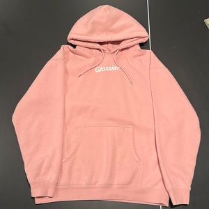 Glossier Original Pink Hoodie